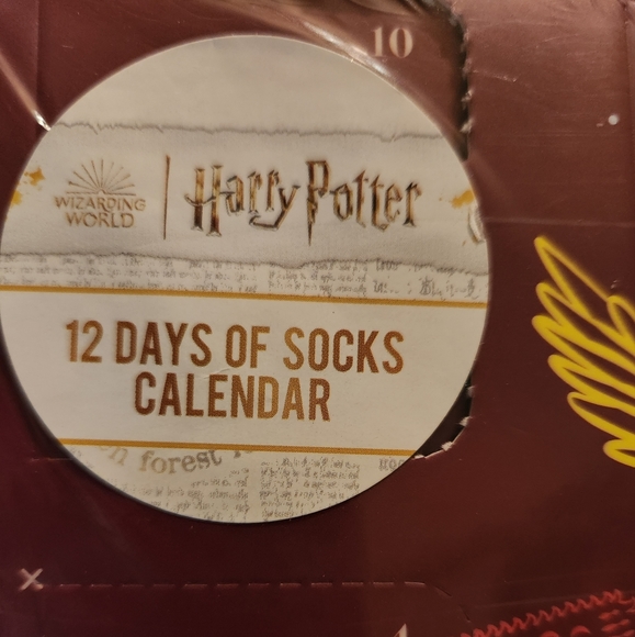 Harry Potter Hogwarts 12 Days of socks calendar, New - Picture 2 of 5